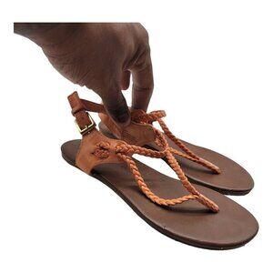 Mia Womens Joi Braided Thong Flats Casual Sandals Size 6M